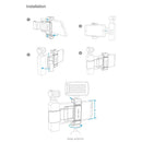 Fold Cell Phone Action Camera For DJI Pocket 2 Fixed Bracket For DJI Pocket 2