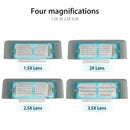 Jewelry Repair Reading Lens Magnifying Glasses Loupe With 4 Lenses Magnifier