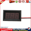 0.56inch LED Display DC 4.5-30V Two-wire Digital Voltmeter(Red) Newly