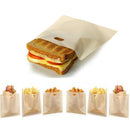 5pcs Toaster Bag Non Stick Bread Sandwich Bags Microwave Heating Pastry Tools