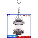 Hummingbird Feeder Foldable Hanging Bird Feeder Tray Garden Decor (Grey)