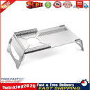 Portable Camping Picnic BBQ Table Heat Insulation Gas Stove Folding Desk Newly
