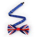Printed Bow Tie Flexible Polyester Necktie Fashion Casual Tie with National Sign