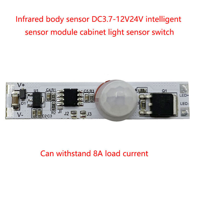 3.7V Human Body Infrared Sensor Kitchen Cabinet Light Circuit Board Switch