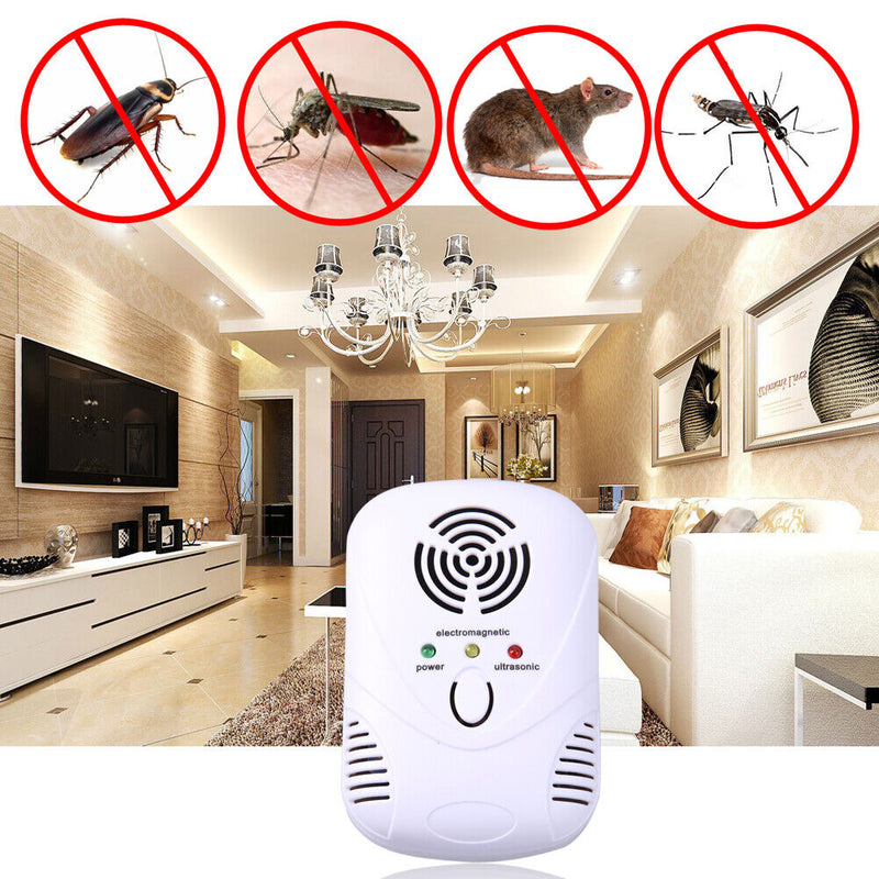 6W Electronic Ultrasonic Mouse Killer Mouse Cockroach Trap Mosquito Repelle