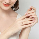 Flower Magnetic Rings Adjustable Open Ring Women Minimalist Health Energy Rings