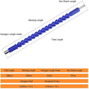 Flexible Shaft Electric Screwdriver Drill Bit Extension Rod (Blue 295mm)