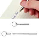 Mini Metal Keychain Steel Telescopic Pen Keyring Tools T0R1 Telescopic I2S1