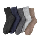 5 Paar Herren Wolle Kaschmir Dicke Sport Winter Warme Weiche Solide Neue Socken.