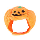 Adjustable Soft Halloween Pet Cat Pumpkin Headdress Cute Dog Decorative Wig Hat