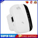 Long Range Wireless WiFi Repeater 300Mbps Signal Amplifier (White EU Plug)