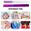 Glass Nail File Block Nail Polish Sanding Buffer Strips Polishing (Purple) Newly