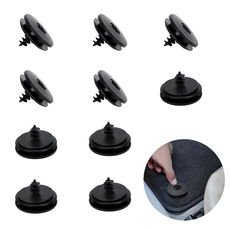 10Pcs Auto Floor Mat Clips Skid Resistant Carpet Fixed Clamps Fixer for Car Mat