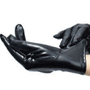 Gothic Punk Hip-Hop Dance Leather Gloves Dress Up Black Gloves Halloween