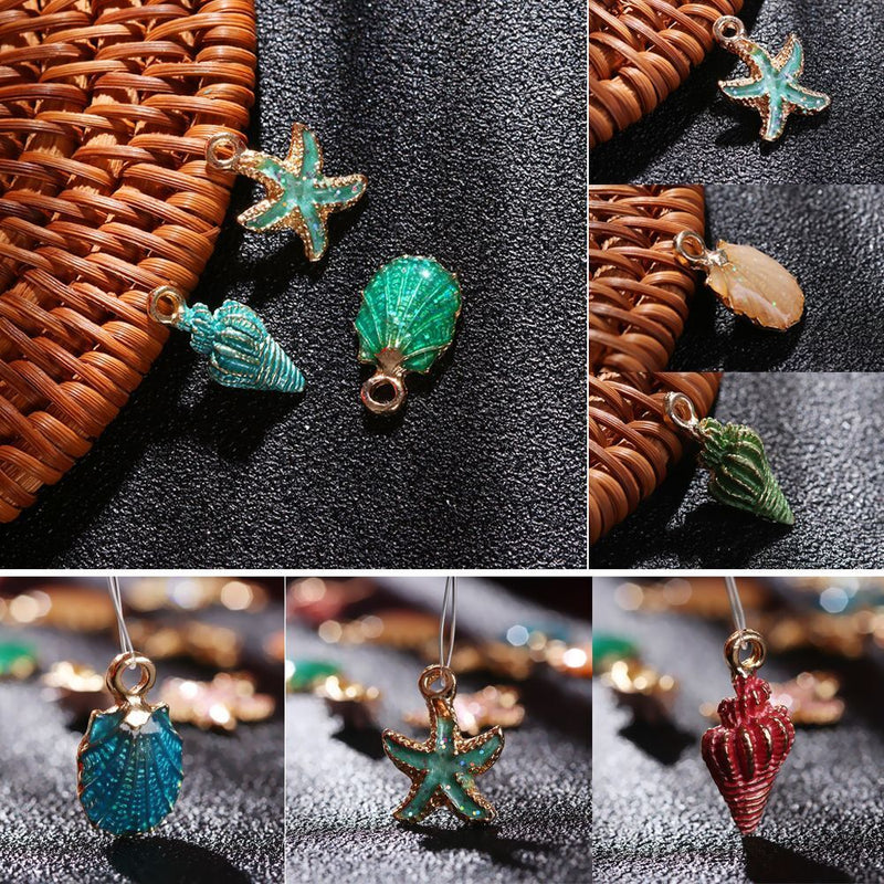 Earring Craft Making Ocean Pendants Sea Shell Conch Charms Handmade Accessories