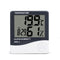 With Clock LCD Digital Thermometer Humidity Meter Temperature Meter Hygrometer