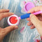 10pcs DIY Crafts Point Drill Glue Clay Diamond Painting Tool(Red)