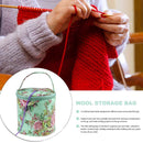 Knitting Yarn Storage Bag Case Sewing Crochet Hook Pouch DIY Knit Weave Buc