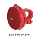 MTB Bluetooth-Compatible Speaker Portable Bicycle Wireless Audio (Red) Newly