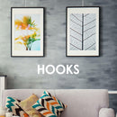 Stainless Steel Exhibition Art Gallery Photo Display Wire Cable Hook (4PCS)