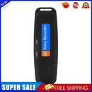 SK001 Portable U Disk TF Card USB Digital Audio Voice Recorder Pen (Black)