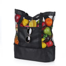 Picnic Tote Bag Double-Layer Thermal Handbag Preservation Bag Big Capacity