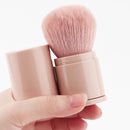 1pcs Makeup Brushes Retractable Powder Foundation Face Loose Brush (Pink) Newly