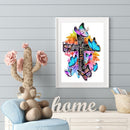 5D Kit Rhinestone DIY Butterfly on Cross Full Round Drill Diamond Painting