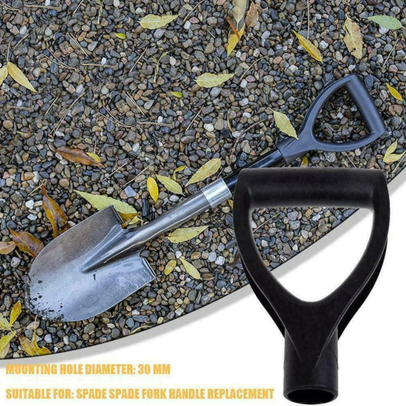 30mm Diameter Replacement Plastic Top Handle Garden Dig For Spade Shovel R E6B4