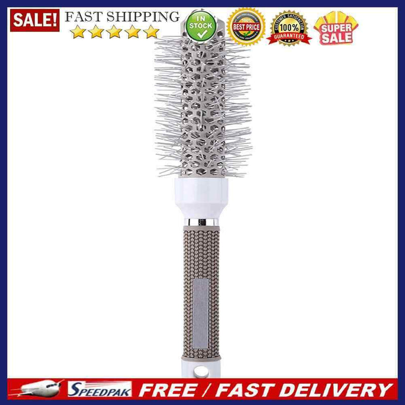 Pro Hair Brush High Temperature Resistant Ceramic Iron Round Comb (32mm)