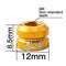 Aluminum Alloy Bike Vacuum Tire Mouth Nut Cycling Tube Valve Nozzle Lock Caps