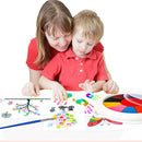 Finger Painting Ink Pad Stamp DIY Kids Finger Montessori Drawing (12 Color)