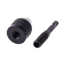 0.6-8mm Keyless Drill Chuck Screwdriver Impact Driver Adaptor Hex Drill Newly