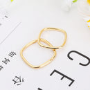 Hot Couple Gift Simplicity Jewelry Set With Diamond Square Ring Crystal