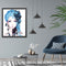 Blue-haired girl 5D DIY Partial Special Shape Drill Diamond Painting Newly