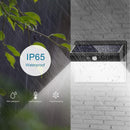 Outdoor 206LED Solar Power Motion Sensor Yard Wall Light Waterproof Street Lamp