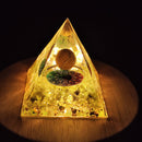 Ogan Pyramid Handmade Crushed Stone Energy Tower Pyramid Jewelry (A)