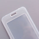 Plastic IC Card Holder Protection Sleeve Business Card Case Transparent