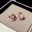 Women Wedding Earrings Pendant Super Micro Inlaid Rhinestone Tassel Eardrop