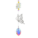 Hanging Crystal Sunlight Catching Pendant Catcher Wind Chimes Indoor Ornament