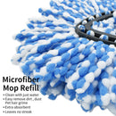 Mop Heads Replacements Spin Mop Refills Head for O-Cedar - Triangle (1pc) Newly