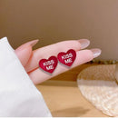 Necklace Earring Moulds Pendant Keychain DIY Heart Shape Valentine's Day Mold