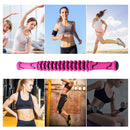 Muscle Roller Stick Body Massage Stick Cellulite Massager Tool (Rose Red) Newly
