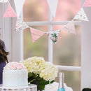 12 Flags 3.2m Cotton Fabric Banners Pennant Bunting Triangular Flags Party