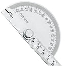 Caliper Tool Round Finder Angle Gauge 180 Degree Protractor Measuring Ruler