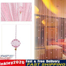 Decorative String Curtain Beads Wall Panel Fringe Room Door Window Pink Newly