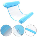 Water Hammock Inflatable Floating Swimming Pool Lounge Chair (Light Blue) Newly