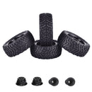 4Pcs Inserts 1.9 inch Hex Hub Beadlock Wheel Rims Tires Sets for 1/10 Axial Hsp