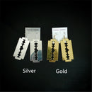 Stud Earrings Rock Dangle Gothic Acrylic Punk Ear Studs Blade Drop Earrings