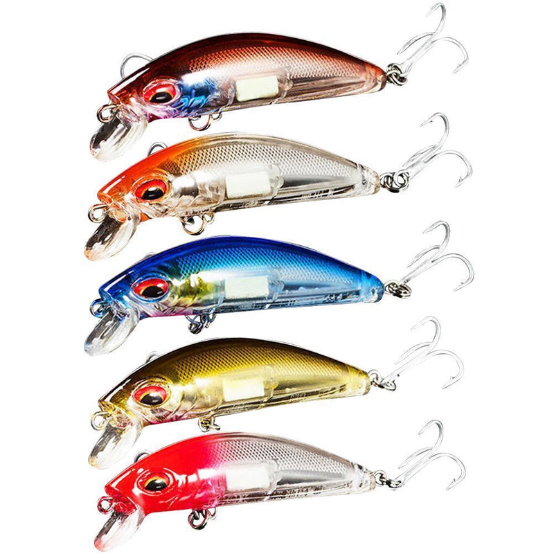 Luminous Swimbait 7cm 11g Fishing Wobbler Hard Bait Sea Pesca Tackle (Style D)